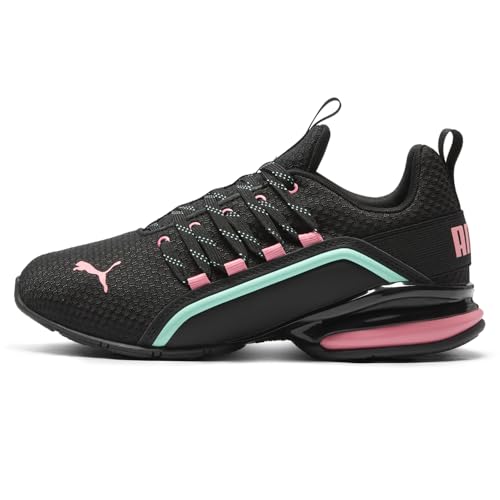 PUMA Women's Axelion Cross Training Shoes, Black-Rose Gold, 84