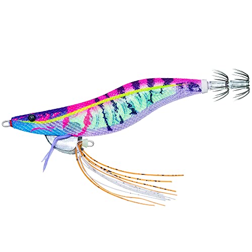 Duel YO-Zuri Shrimp Q 3.5 No. 13: Pink During The Day Squid Fishing, Aori Squid, Egging