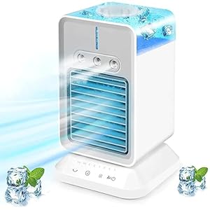 Mobiele airconditioning, 3 snelheden, 3 modi, mistkoeler, draagbaar, 2-4 uur, 120 graden draaibaar, luchtontvochtiger, draagbare airconditioning voor de slaapzaal op kantoor enz