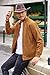 COOFANDY Men's Suede Jacket Casual Varsity Bomber Jacket Faux Leather Jacket Trucker Coat