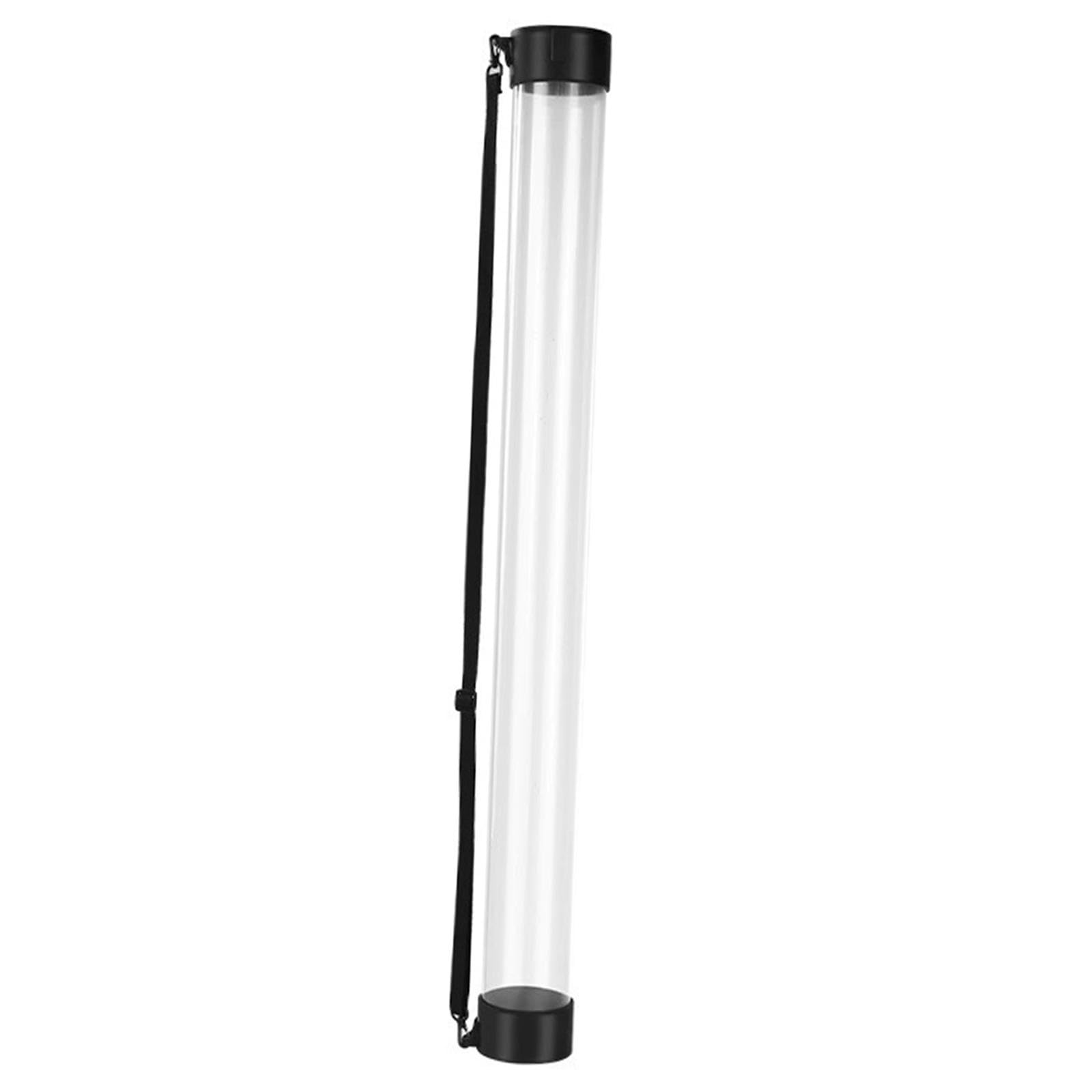 Tubo Raccogli Palline Da Tennis Con Una Fibbia a Cinghia, 90 Cm Tubo Palline Tennis Portatile per Esterni, Pickleball Retriever in Policarbonato Offrendo Praticità per Partite