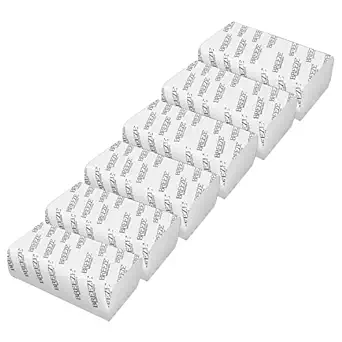 BREEZE BRE012 MultiFold Tissue Paper Extra Soft & Highly Absorbent Napkin For Kitchen, Office & Home Use (Pack of 6, 780 Sheets, Rectangular Box)