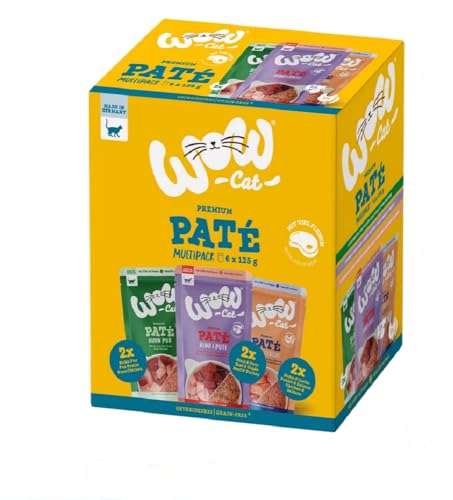 Produktbild von WOW CAT Adult Paté Multipack - 6 x 125 g