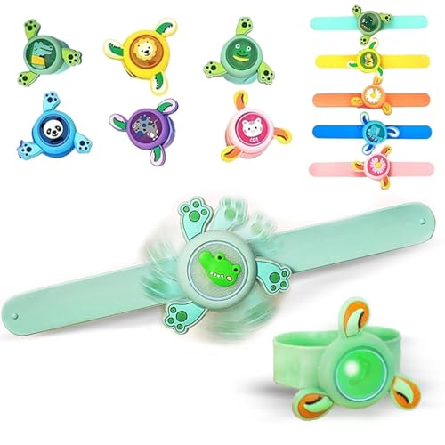 Image of Spinning Slap Band | Cute Cartoon Bracelet for Kids | Wrist Band with Flashing Lights | Return Gift for Birthday