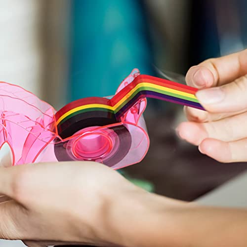 Tofficu 2Pcs Tape Dispensers With Tapes Cute Tape Cutter Unicorn Tape Holders Tape Organizer For Gift Wrapping Tape Cutter For Office Home School And Crafts #TOP5