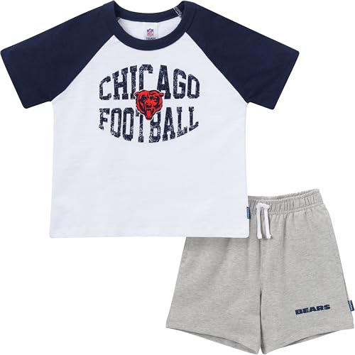 Image of Gerber NFL unisex-baby Nfl Team T-shirt and Shorts Set