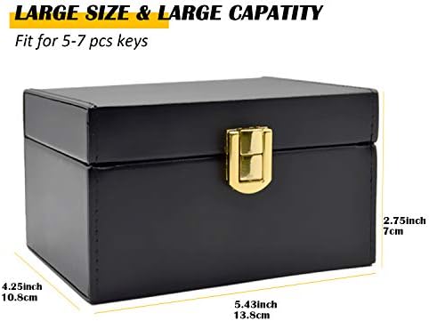 briidea Faraday Box Key Fob Protector, RFID Signal Blocking Box, Faraday Box Signal Blocking Shielding Box for Car Key (Capacity(5-8Keys))