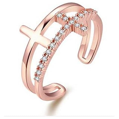 Boowhol Adjustable Rose Gold Plated Ring Cover
