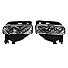 Lights Fit For 2002-2006 Cadillac Escalade | OE Front FogLight Fog Lamp Clear Lens Pair by IKON MOTORSPORTS | 2003 2004 2005