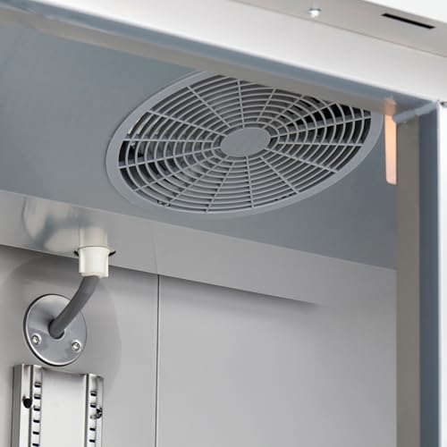 Kratos Commercial Freezer- 2- Solid Door Reach-In, Stainless Steel Exterior, 54" W (67K-005)