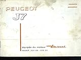 peugeot j7 motor  Notice de Conduite et d\'Entretien de la Peugeot J7, équipée du moteur Diesel Indenor XDP-88 - XPD-90