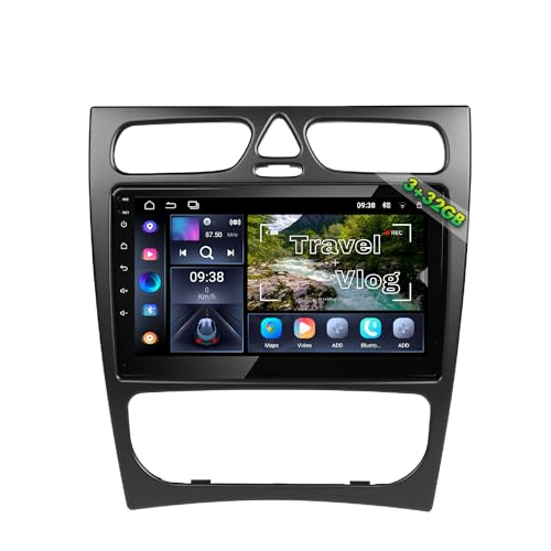 EGOSONIC Android 14 J[XeI 9C` Benz W168 W203 W209 W639 Vaneo W463 C208 W208 W170p CX Carplay Android AutoADSP+AGPS navi 4G 