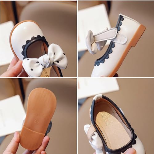 Toddler Little Girls Cute Bow Mary Jane Ballet Flats Flower Girl Wedding Party School Dress Shoes2