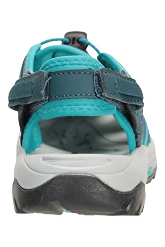 Mountain Warehouse Womens Seaside Drainage Outsole Shandals Teal Womens Shoe Size 9 Us #TOP10
