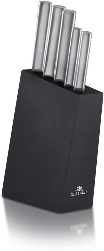 Gerlach G02-0983M-ZENB-05PU-S5S1-01 Set of The Kitchen Knives in Block Ambiente-G02-0983M-ZENB-05PU-S5S1-01, Stainless Steel