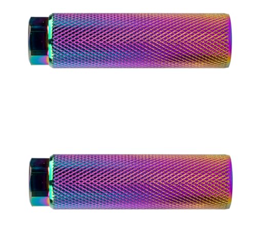 KINSPORY BMX Pegs 10mm, 3/8 Zoll – 26 Zähne, Aluminium Bike pegs, Mini BMX Fahrrad pegs, bmx zubehör pegs, axl 2 stück