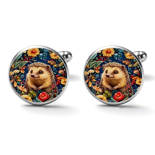 Mancuernillas clásicas redondas para hombre miniatura 2