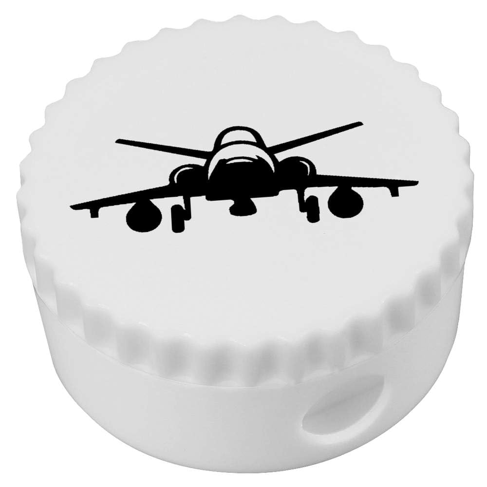 'Army Plane Silhouette' Compact Pencil Sharpener (PS00042917)