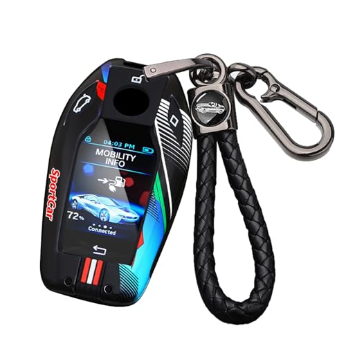 Coque clé BMW avec écran Série 5 7 X3 X5 protection métal ontto