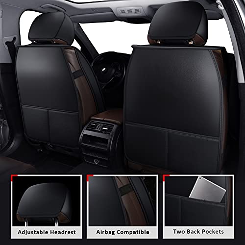 Image of MIROZO Seat Covers for Car,Waterproof Seat Cover Full Set Vehicle Cushion Cover Automotive Seat Protector Breathable Universal Fit for Most Sedan, Truck and SUV for Tacoma CX5 Chevy