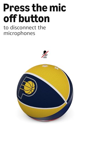 Image of Amazon Echo Dot (newest model) | Officially Licensed NBA Limited-Edition | Indiana Pacers