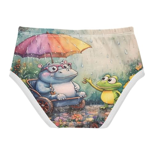 Cute Rhino Frog Flower Toddler Girls's Underwear 2T 202b86932