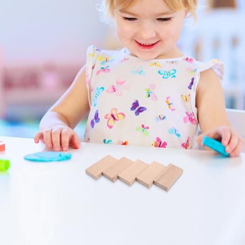 ibasenice Set de 100 Dominós de Madera para Niños miniatura 4