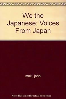 Hardcover We the Japanese: Voices From Japan Book