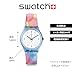 Swatch Reloj Analógico para Mujer de Cuarzo con Correa en Silicona GS159