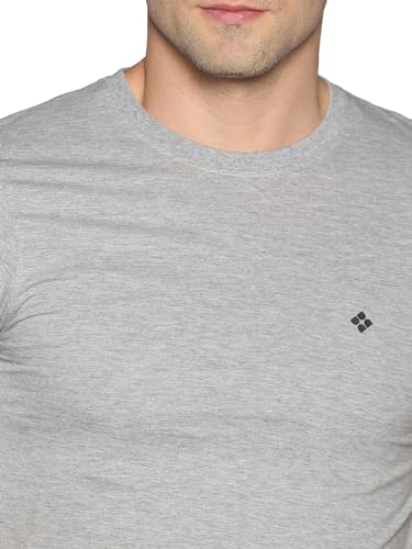 Image of Dollar Cotton Rich Fabric Solid Men's T-Shirt | Chest Logo Branding | Wide Array of Attractive Colours