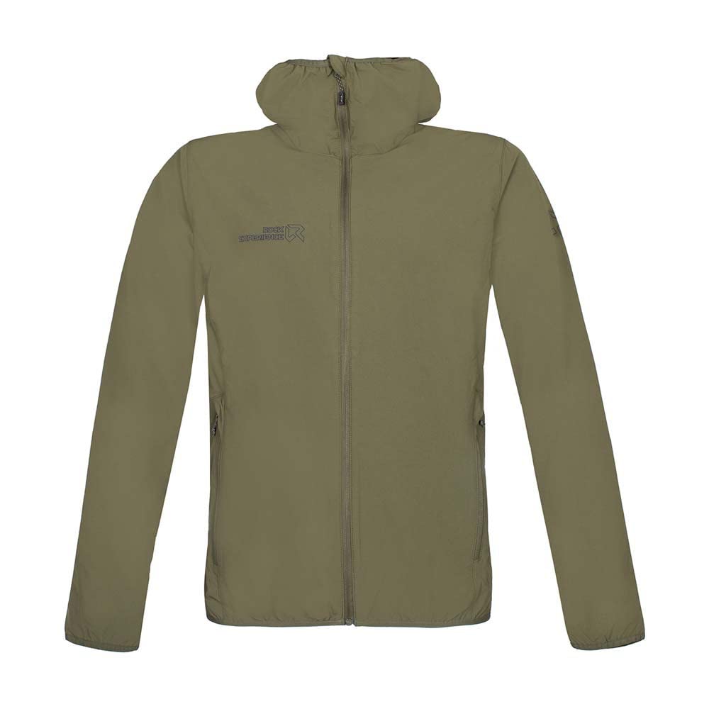 Rock Experience REMJ10781 SOLSTICE 2.0 HOODIE SOFTSHELL Jacket Unisex OLIVE NIGHT M