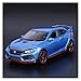 Kit di Giocattoli per Modellini Auto d'Epoca 1:32 per Honda Civic Type-R Modello di Auto in Lega di Simulazione Ragazzo Tirare Indietro Collezione Regalo di Auto Giocattolo Espressione d'Amore
