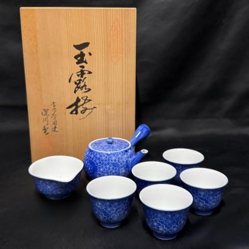 万古焼 紫泥 玉露碗 五客揃 【公式通販】