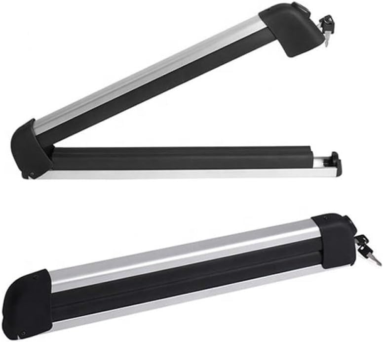Aluminum Ski Rack Compatible with Car Roof Carrier for Skis and Snowboards