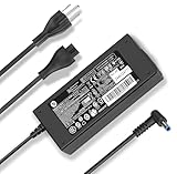 65W AC Adapter Fit for HP Probook 430 440 450 455 G3 G4 G5 640 G4 G5 EliteBook 725 780 745 755 820 840 850 Pavilion x360 15 17 PPP009A 710412-001 19.5V 3.33A Laptop Charger Blue tip
