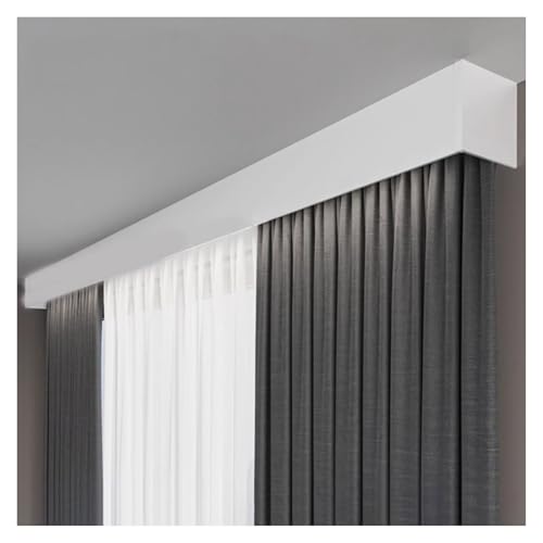 Riel para Cortina Opaco de Aluminio Azul de Un Solo Lado 5m