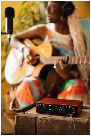 Focusrite Scarlett 2i2 4th Gen USB Audio Interface for Recording, Songwriting, Streaming and Podcasting — High-Fidelity, Studio Quality Recording, and All the Software You Need to Record - View 7