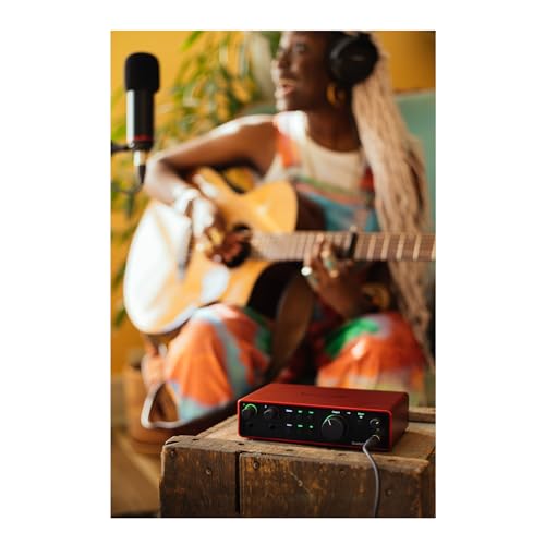 Focusrite Scarlett 2i2 4th Gen USB Audio Interface for Recording, Songwriting, Streaming and Podcasting — High-Fidelity, Studio Quality Recording, and All the Software You Need to Record by Focusrite - Image 2