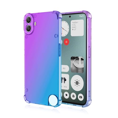 ESTH® Custodia Silicone Liquido per Nothing CMF Phone 1 con Protezione Anti-Germi e Fodera in Microfibra, Cover in Silicone a Antiurto 360°, Viola chiaro