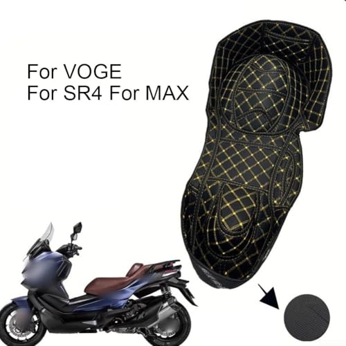 Forro interior con absorción de golpes para VOGE SR4 MAX cojín de asiento protector negro 8