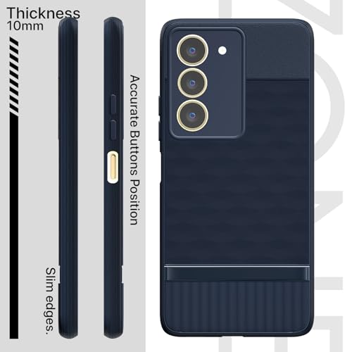 Image of Pikkme Back Cover for Realme 14x 5G Camera Protection 3D Hexa Cube Design Silicone Protective Bumper Case (Blue)
