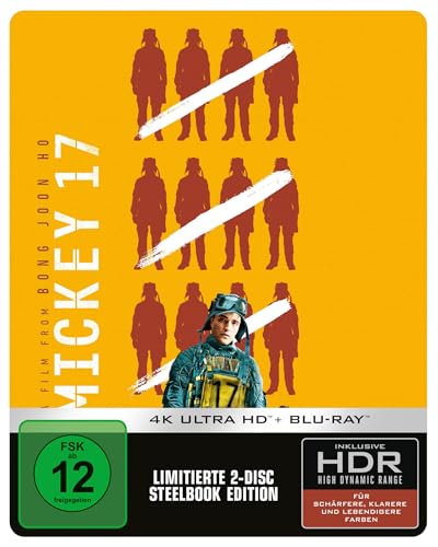 Mickey 17 (Cover B) – 4K Steelbook (UHD + Blu-ray Disc)