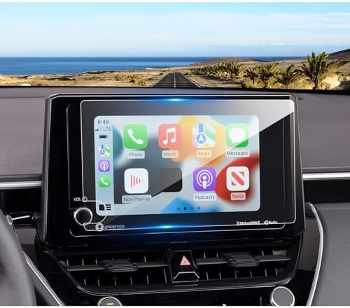 2023 2024 2025 2026 Corolla Cross Screen Protector for Toyota Corolla Cross (L/LE/XLE/Hybrid S/Hybrid SE/Hybrid XSE) 8Inch Touchscreen,9H Tempered Glass 2025 Corolla Cross Hybrid Accessories 8"