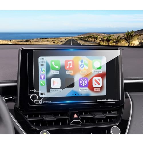 Coleya 2023 2024 2025 2026 Corolla Cross Screen Protector for Toyota Corolla Cross (L/LE/XLE/Hybrid S/Hybrid SE/Hybrid XSE) 8Inch Touchscreen 9H Tempered Glass 2025 Corolla Cross Hybrid Accessories 8