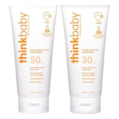 Spf 50 Clear Baby Sunscreen Kids Natural Sunscreen SPF 50 Little