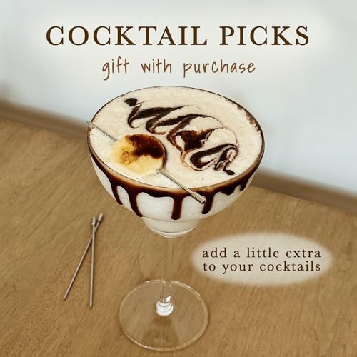 PURE MORA Margarita Glasses Set of 4, 12 oz Modern Bar Glass for Martini, Frozen Daiquiri, Tropical Summer Parties - Classic Coupe Cocktail Drinkware, Great Gift for Mixologists, Hand Blown Crystal - Image 4