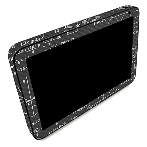 Image of MightySkins Carbon Fiber Skin Compatible with Amazon Echo Show 8 (Gen 2) - Mathematical | Protective, Durable Textured Carbon Fiber Finish | Easy to Apply | Made in The USA