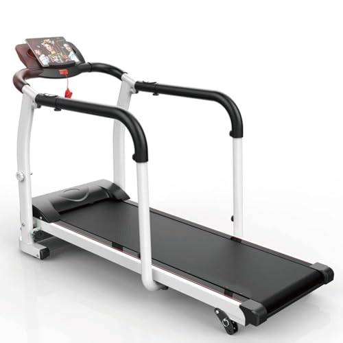 Image of Foldable Compact Treadmill,2 in 1 Walking Pad & Jogging Machine for Home /Office,LCD Display for Elderly, Long Handrail for Balance