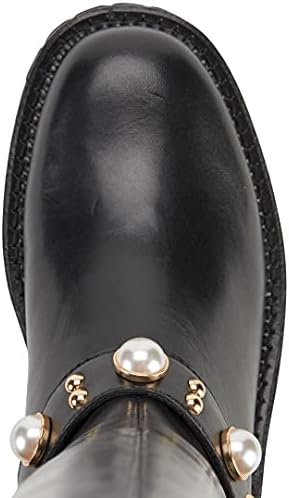 Karl Lagerfeld Paris Women's Reese Knee High Boot, Black, 6.5 | Image 3