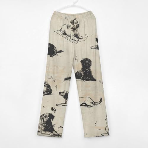 Yoga Dogs PosesChildren's Casual Pajamas130CM2